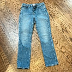 Madewell high-rise "slimboy" women's jeans. Size 27.